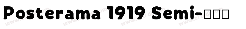 Posterama 1919 Semi字体转换